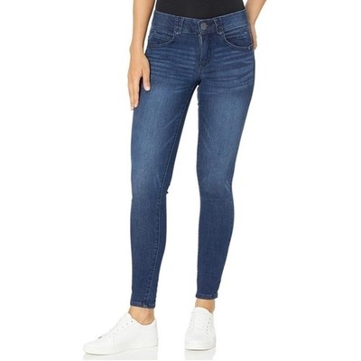 Democracy Womens Size 12 Ab Solution Skinny Medium Wash Blue  Jeans Slimming