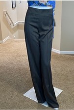 ARMANI COLLEZIONI IT42 6 NWT Wool Silk Herringbone Weave dress pant, trouser