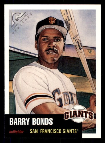 Barry Bonds #TH15 1999 Topps Gallery Heritage card