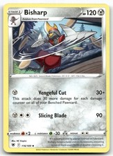 Bisharp Pokemon SWSH10: Astral Radiance 116/189 Uncommon NM