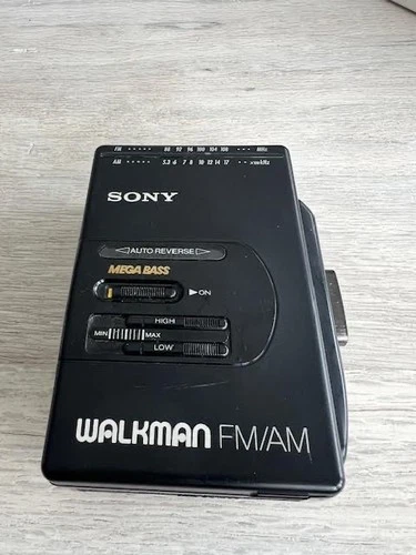 Vintage SONY Walkman WM-F2065 AM/FM Radio Cassette Tape Player Tested Working