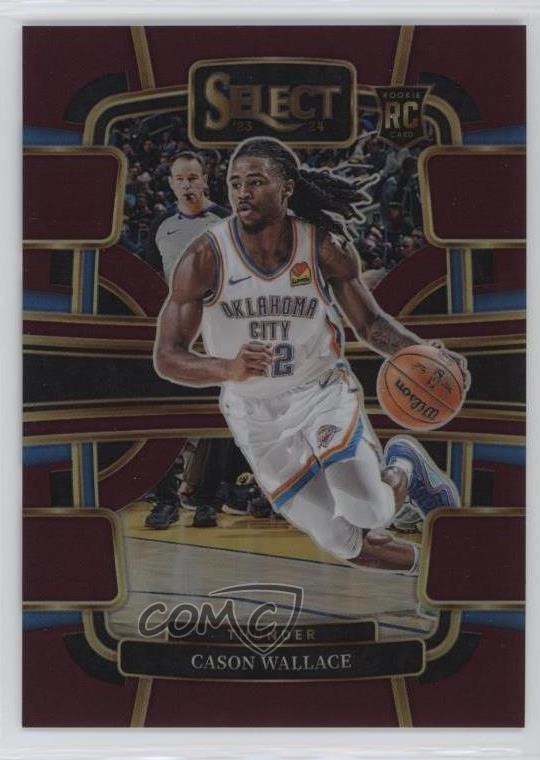 2023-24 Panini Select Concourse Maroon Prizm 134/175 Cason Wallace #88 ux8
