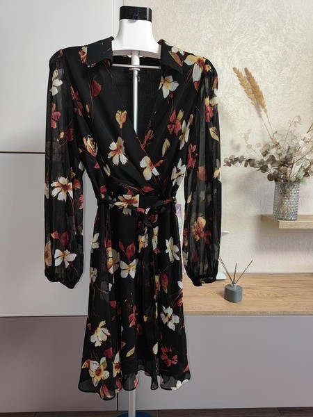 Women DKNY Dress Black 38 / M / 46 #BN5U