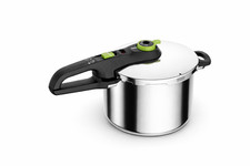 Schnellkochtopf 6L Tefal Secure Trendy Edelstahl Induktion Dampfkochtopf