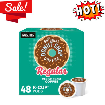 The Original Donut Shop Regular Coffee Keurig K-Cup Pods Medium Roast 48 Box