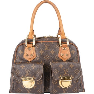 Louis Vuitton Canvas Monogram Manhattan PM Handbag Tasche Mütze