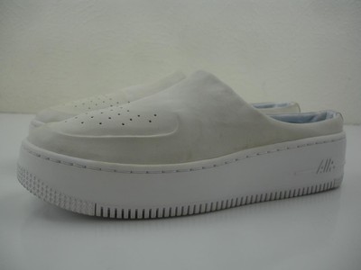 Women's 9.5 M Nike Air Force 1 AF1 Lover XX AO1523-100 Off-White Clog Mule Shoes