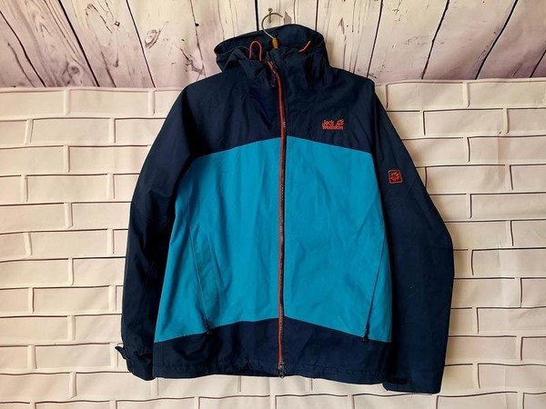Men Jack Wolfskin Jacket Navy 38 / M / 46 #9F8E