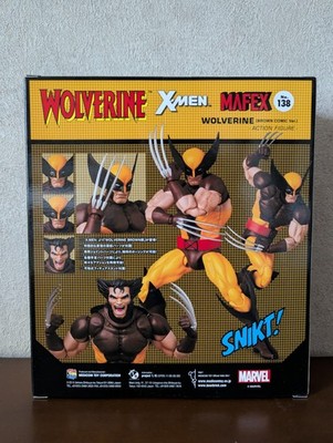 MEDICOM TOY MAFEX 138 WOLVERINE BROWN COMIC Ver. Figure - X-MEN No