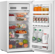 COMFEE RCD93WH2(E) under Counter Fridge, 93L Small Fridge with Cooler Box, Inter