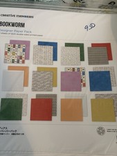 Creative Memories Book Worm 12 x 12 Scrapbook Paper