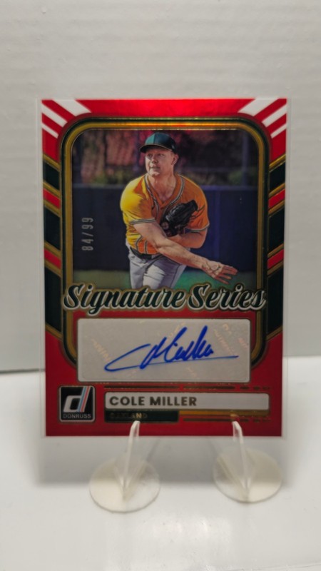 2026 Donruss Cole Miller Signature Series Auto 84/99