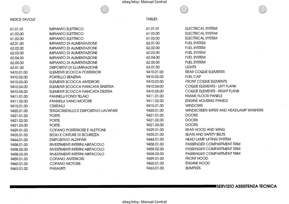 LAMBORGHINI DIABLO VT MANUAL DE PIEZAS 1994 - REIMPRESO ENCUADERNADO EN PEINE Foto 4 de 4