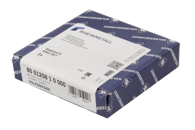 4x ✅Fits KOLBENSCHMIDT 800125810000 Piston Ring Kit 800125810000 74, ⭐UK Seller⭐