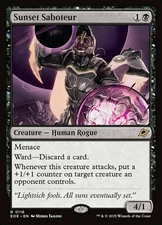 4x MTG Sunset Saboteur, NM-Mint, English Edge of Eternities