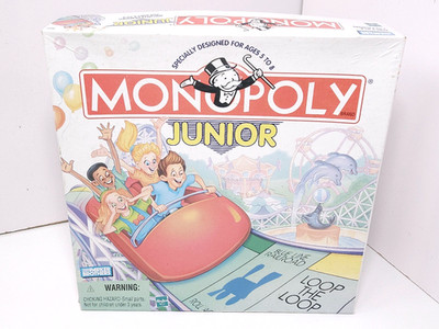 1999 Monopoly Junior Board Game Complete Except Dice Parker Brothers 1999