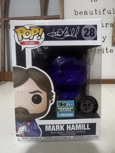 Funko POP Purple Mark Hamill as The Joker Designercon Exclusive #28 LE 1000