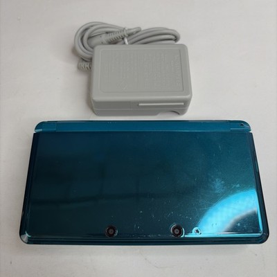 Nintendo 3DS System - Aqua Blue, Charger & Tested US Model