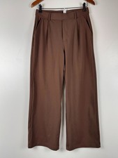 Halara High Waisted Pocket Wide Leg Work Pants Color Sz M Career Comfort