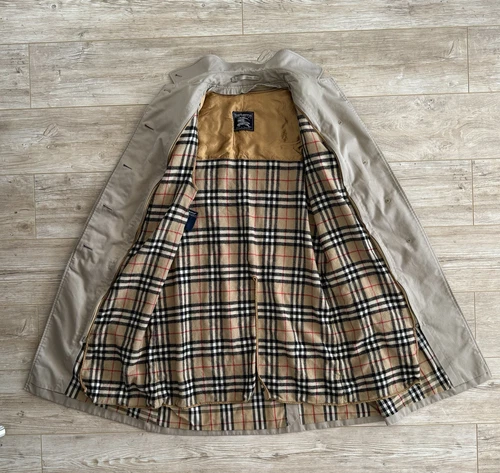 Trench cappotto vintage Burberry Nova check M