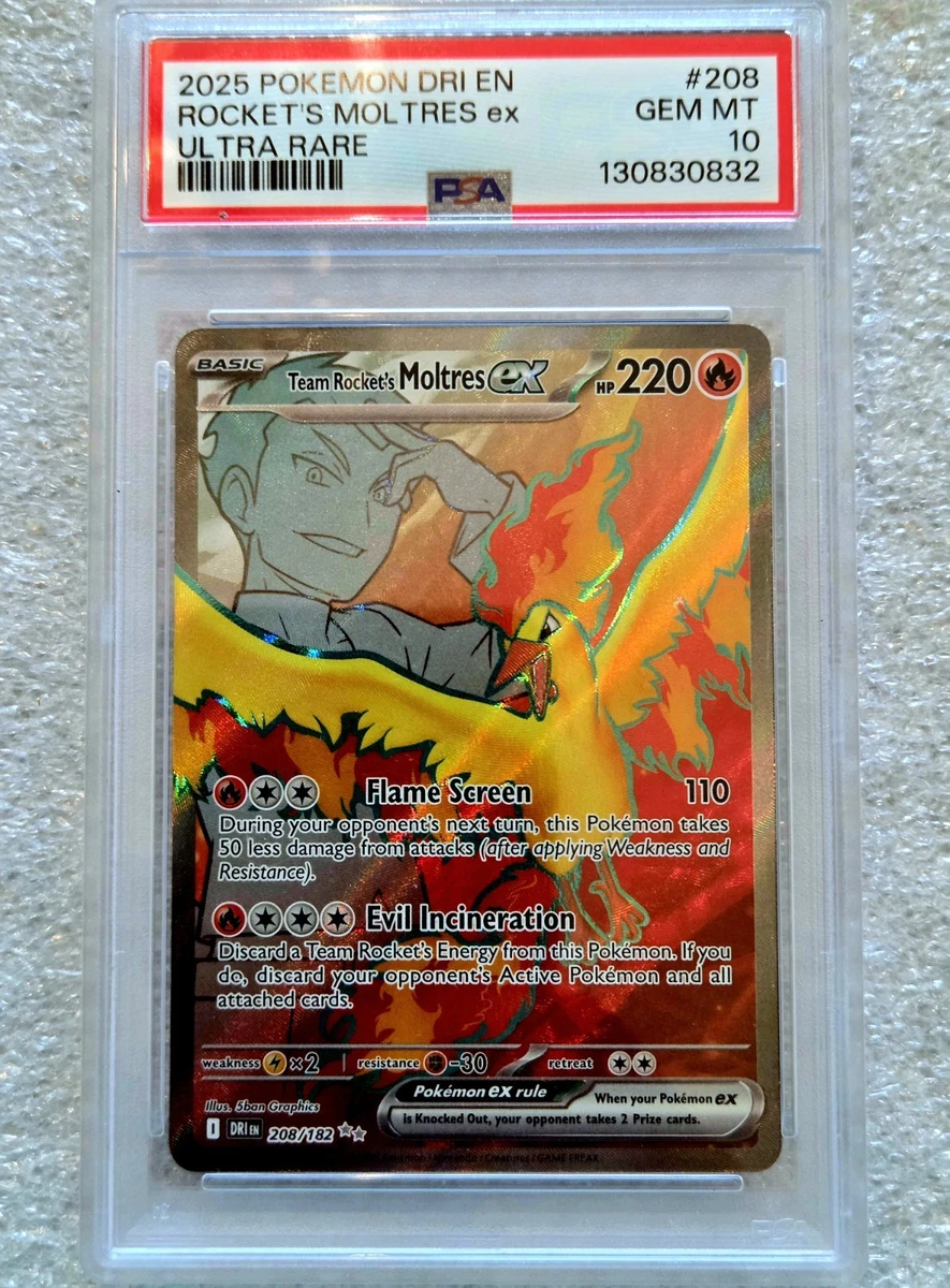 Team Rocket's Moltres Ex Pokémon TCG Cards for sale | eBay