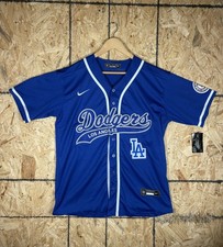 NWT Shohei Ohtani Dodgers Men's Large Blue Away  LA  Jersey Stitched 17