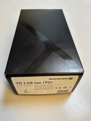 beyerdynamic TG L58 tan Lavalier-Kondensatormikrofon, beige - NEU