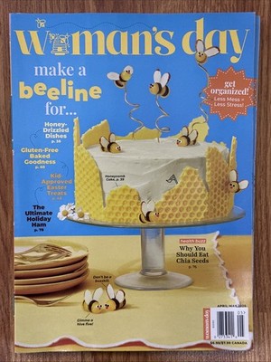 Woman's Day Magazine April May 2026 Make A Beeline For Honey Drizzled Dishes