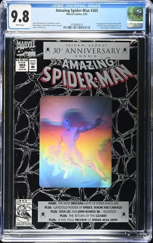 Amazing Spider-Man 365 1992 CGC 9.8 white pages Marvel