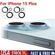 2x Camera Lens Protector For Apple iPhone 15 Plus 9H Tempered Glass Camera Cover
