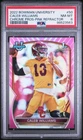 2022 Bowman University Chrome Prospects #50 Caleb Williams Pink Refractor PSA 8