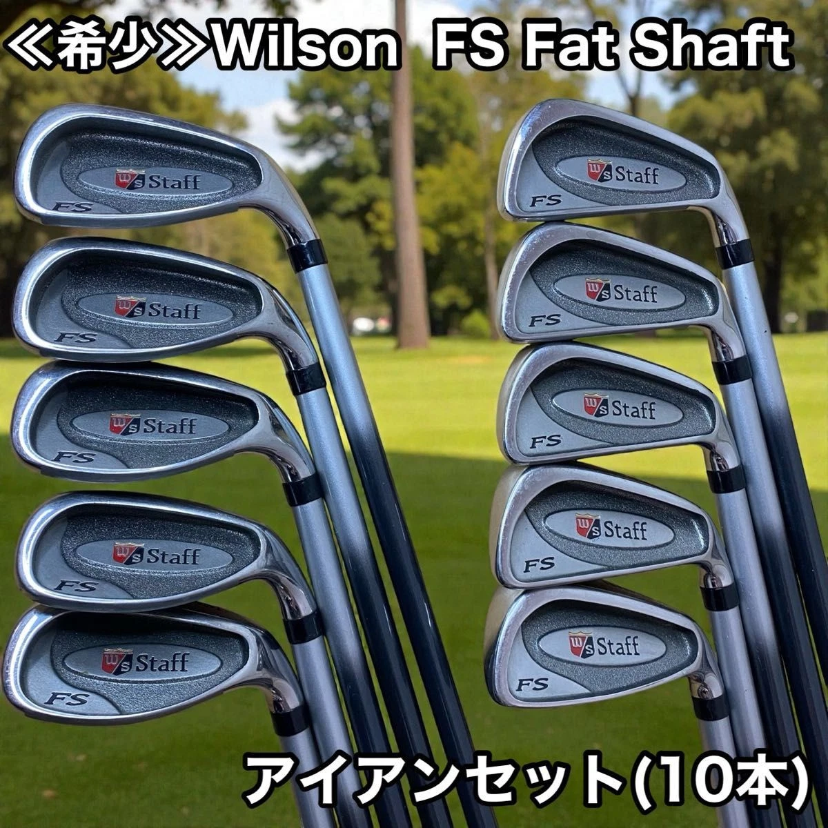 Wilson Fat Shaft Cr-Mo FORGED アイアン10本 Wilson Fat Shaft Irons Set Golf Clubs for sale | eBay