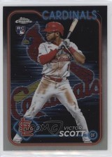 2024 Topps Chrome Lightboard Logo Refractor Victor Scott II #251 17rk