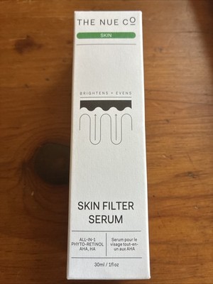 The Nue Co. - Skin Filter Serum - Brightening Phyto-Retinol + AHA - 1 oz/ 30 ml