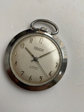 RARE VINTAGE SOVIET POCKET WATCH OXHOR 17 JEWELS CAL . M 1O1 FRANCE