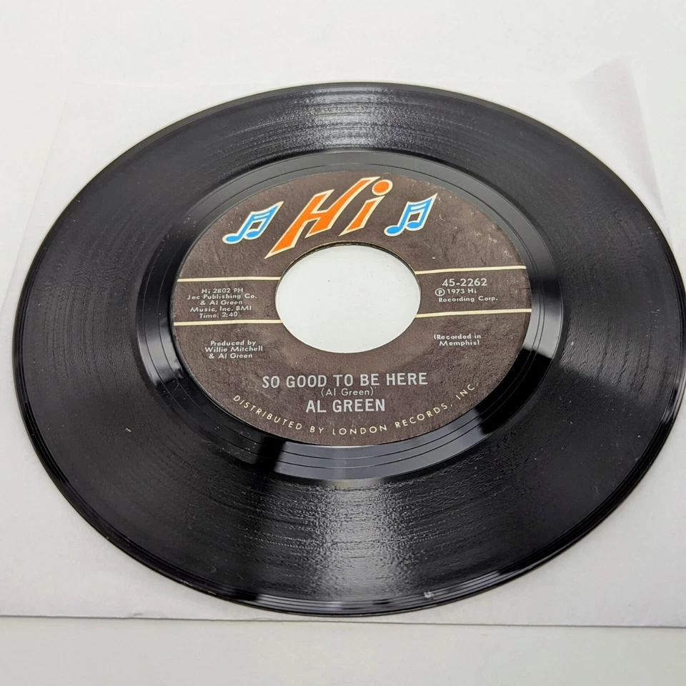 Al Green "Let's Get Married" 1973 Hi Records -45-2262 (Memphis) 7" 45 - Image 4 of 4