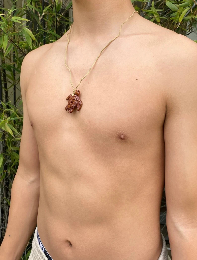 Sterling Silver And Koa Wood Honu ( Turtle ) - Handmade In Hawaii - Foto 12