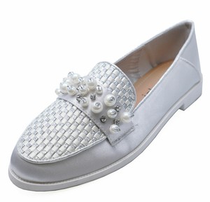 ladies silver flat shoes uk
