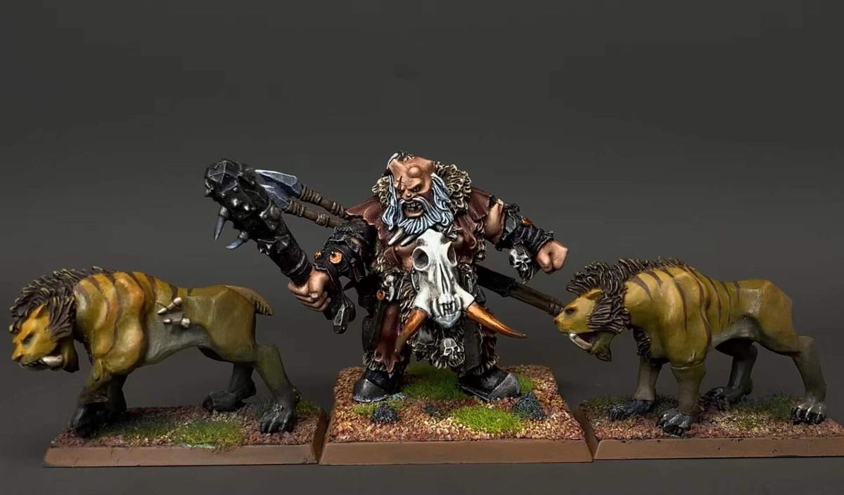 Warhammer AOS Ogor Mawtribes Destruction Icebrow Hunter Frost