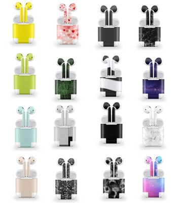 Skins Cover Aufkleber für Apple AirPods Skin Case Vinyl Sticker 2. Generation