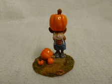 Wee Forest Folk Tippy Top Halloween Edition m-340 Retired Pumpkin