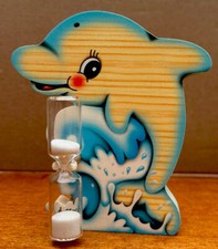 Bartolucci Of Italy Dolphin Toothbrush Holder NEW BOXED Wooden Hand Finished