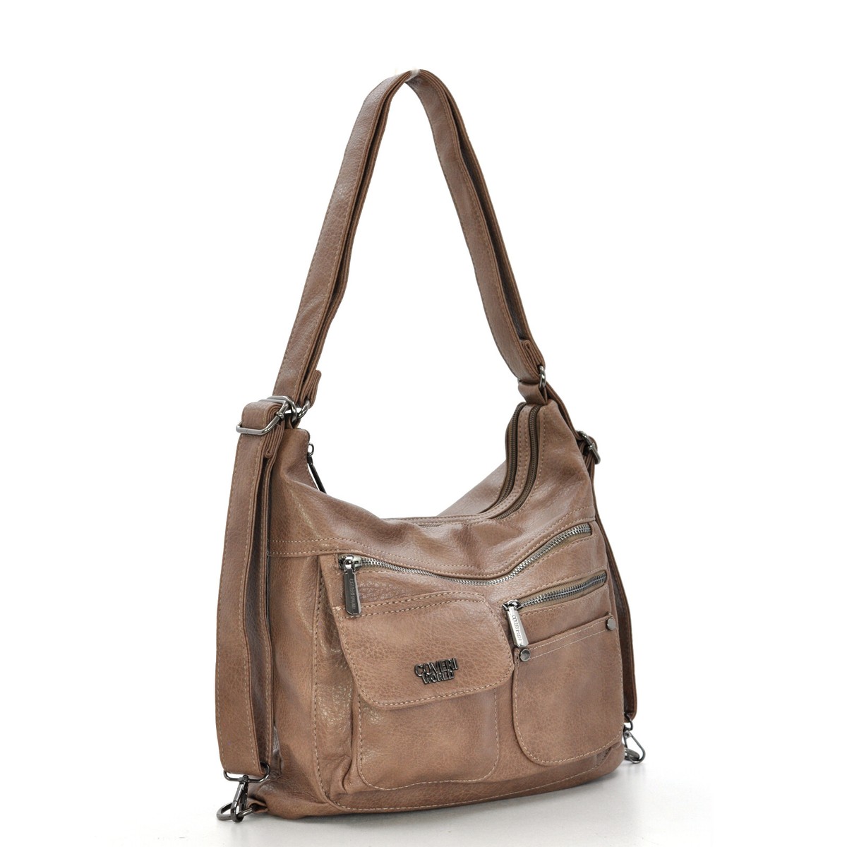 Borsa Morbida Donna YYcoveri TRASFORMABILE Da Borsa A Zaino 2in1 Sacco Secchio