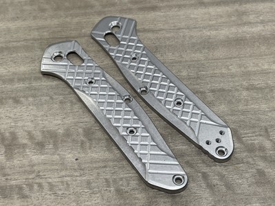 Tumbled FRAG Cnc milled Titanium Scales for Benchmade 940 Osborne