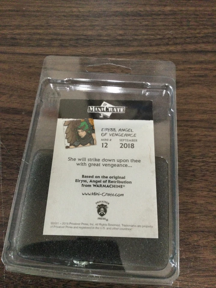Eiryss Angel of Vengeance Solo MiniCrate Mercenaries Warmachine OOP PIP 94014 - Image 4 of 4