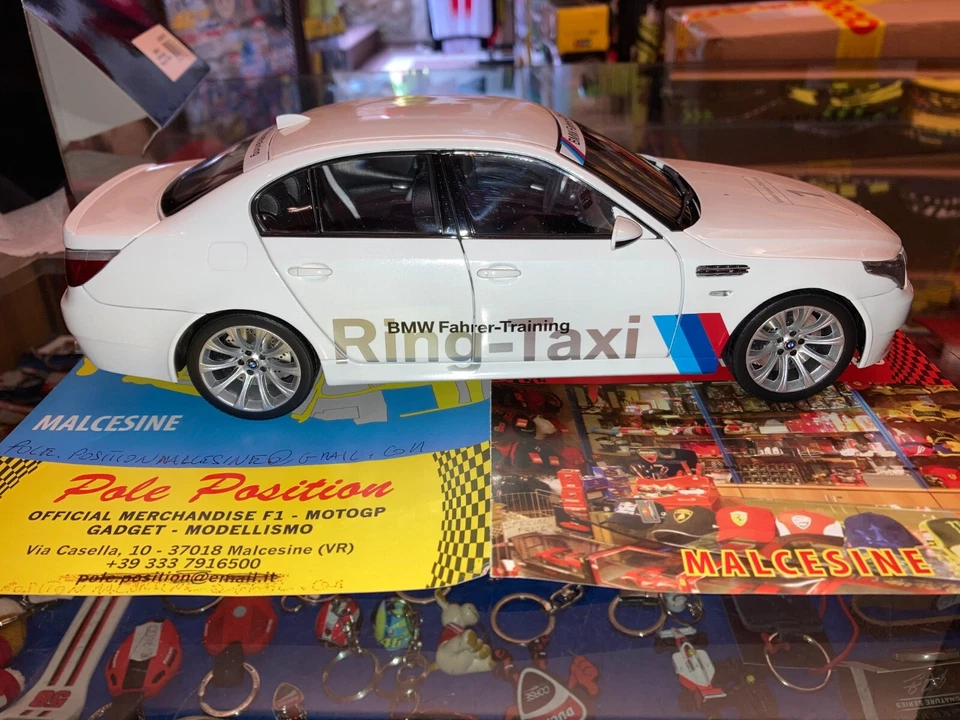 08539RTB KYOSHO 1 18 BMW M5 NURBURGRING TAXI 2008 NEW SHIPPING WORLDWIDE - Immagine 2 di 4