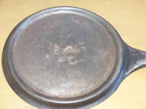 RARE! Vintage "Solid Steel" Cold Handle Cowboy Skillet Camping Frying Pan 10" - Picture 4 of 16