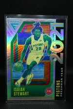 2020-21 Panini Flux Isaiah Stewart RC Freshman Year Silver Prizm + TOP LOADER