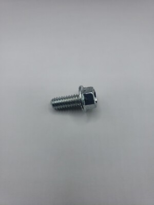 (3000) 1/4-20x5/8 Inch Hex Serrated Head Flange Screw Bolt Gr5 Zinc Plated CR+3