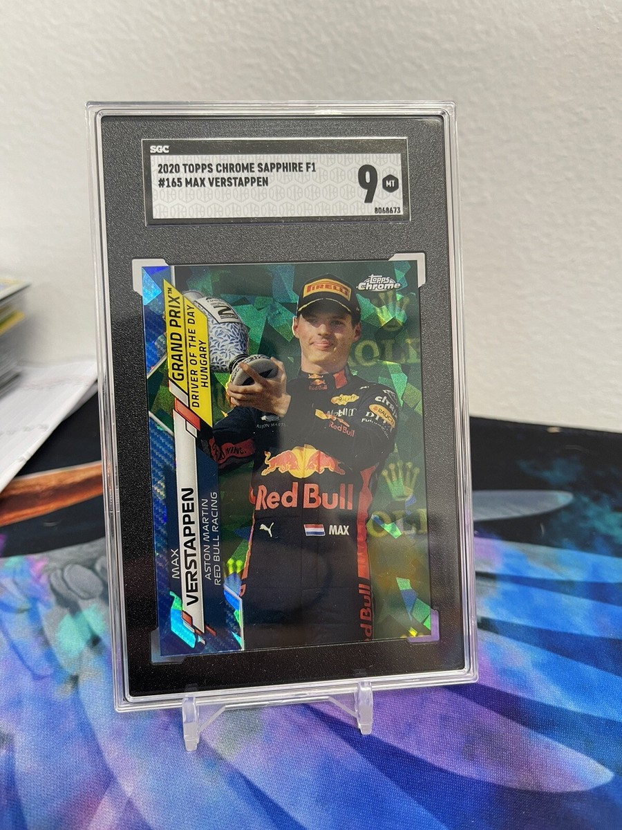 2020 Topps Chrome Sapphire Formula 1 Max Verstappen #165 SGC 9 | eBay